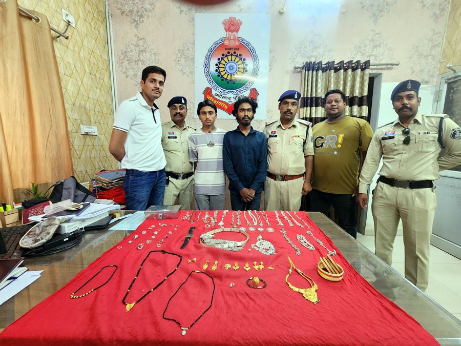 (रायपुर) सूने मकान का ताला तोड़कर चोरी की घटना को अंजाम देने आरोपी सहित 3 अन्य गिरफ्तार