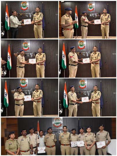 (गरियाबंद) गरियाबंद पुलिस ने अधिकारी/कर्मचारियों के उत्साहवर्धन के लिए कॉप ऑफ द मंथ चुना