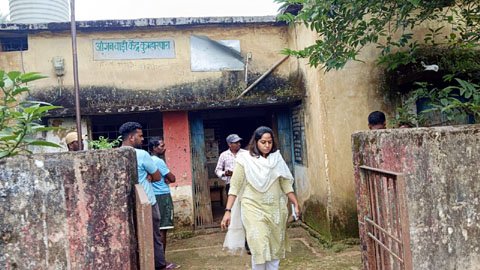 (कोण्डागांव) कुम्हारपारा आंगनबाड़ी का निरीक्षण, नए भवन के लिए भेजा गया प्रस्ताव
