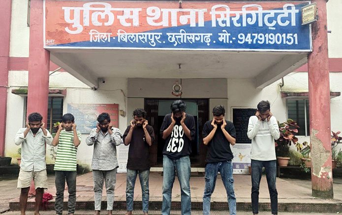 (बिलासपुर) अशांति फैलाने वाले 07 आरोपी गिरफ्तार