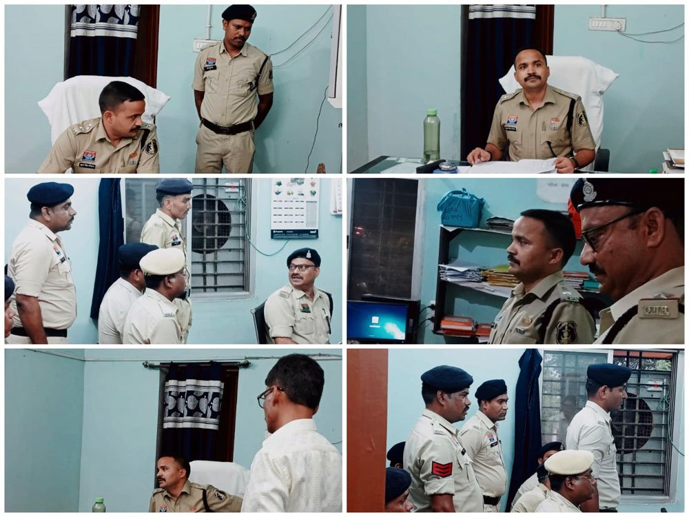 (धमतरी)  पुलिस अधीक्षक का भखारा थाना में आकस्मिक निरीक्षण, लापरवाही पर दी चेतावनी और सुधार के दिए सख्त निर्देश