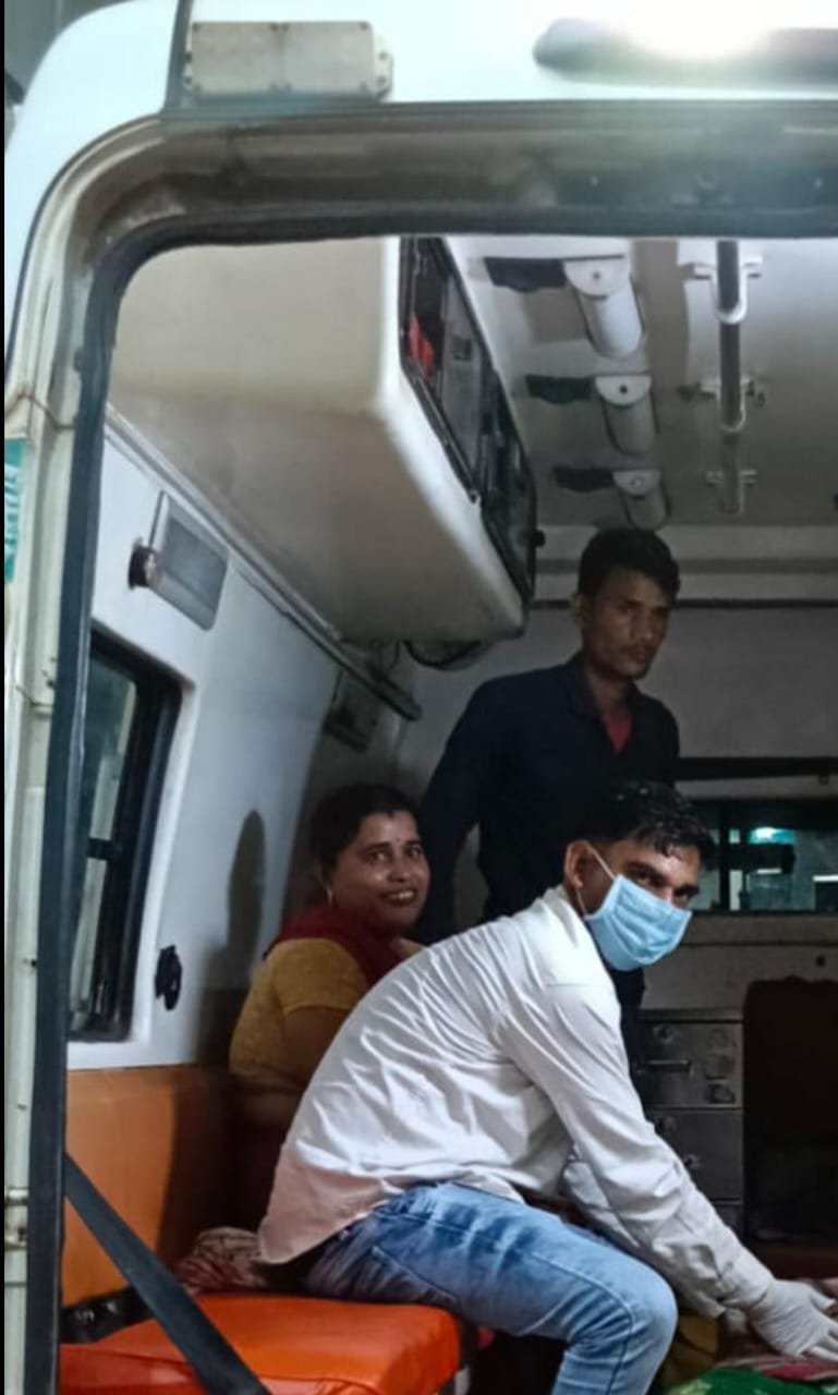(कवर्धा) ईएमटी की सूझबूझ से 108 में गूंजी किलकारी, महिला ने दिया स्वस्थ बेटी को जन्म