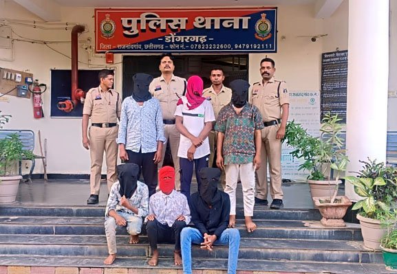 (राजनांदगांव) नवरात्रि मेला में शांति भंग करने वाले 6 बदमाशों के विरूद्ध प्रतिबंधात्मक कार्यवाही