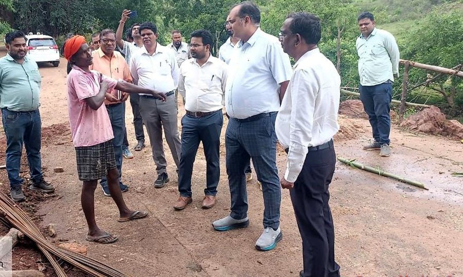 (जशपुर) पीएम जनमन योजनांतर्गत निर्मित सड़कों का पंचायत एवं ग्रामीण विकास विभाग ने किया निरीक्षण

