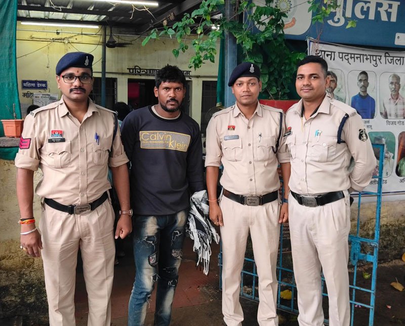 (दुर्ग) युवक पर जानलेवा हमला करने वाला आरोपी गिरफ्तार