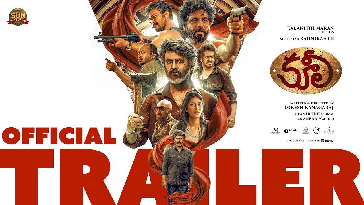 कुली का ट्रेलर रिलीज; रजनीकांत का दिखा दमदार स्वैग, सेंसर बोर्ड ने दिया ए सर्टिफिकेट