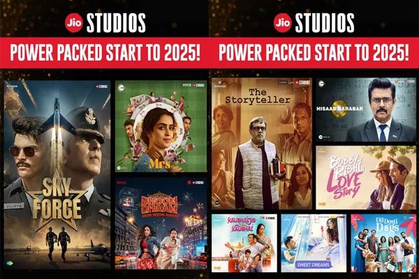 2024 जियो स्टूडियोज के लिए रहा जबरदस्त, स्काई फोर्स की सफलता और 8 से ज्यादा ओटीटी रिलीज के साथ 2025 का आगाज भी शानदार