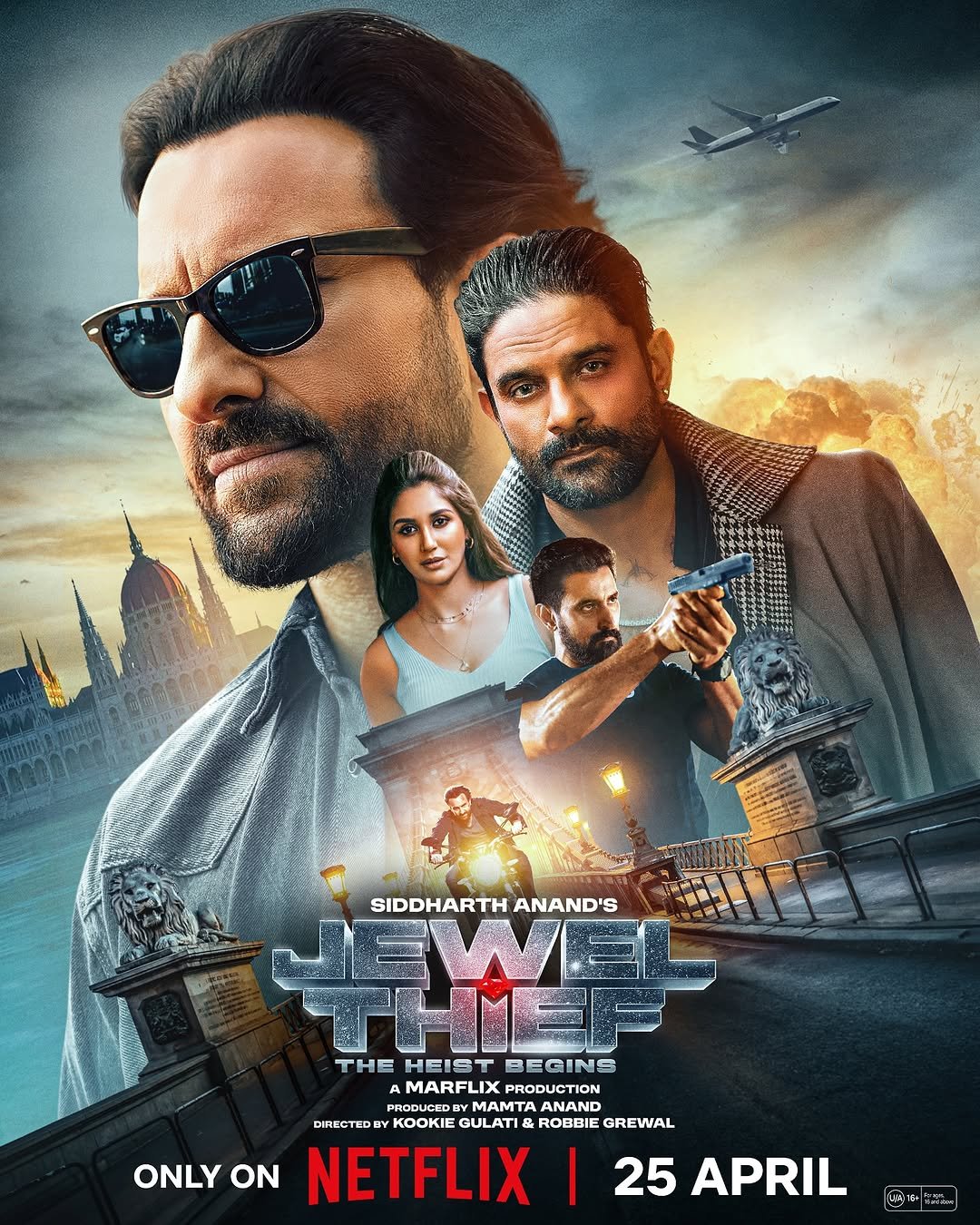 ज्वेल थीफ: द हीस्ट बिगिंस की रिलीज डेट से हटा पर्दा, 25 अप्रैल को नेटफ्लिक्स पर डकैती का तमाशा दिखाने आ रही सैफ की फिल्म