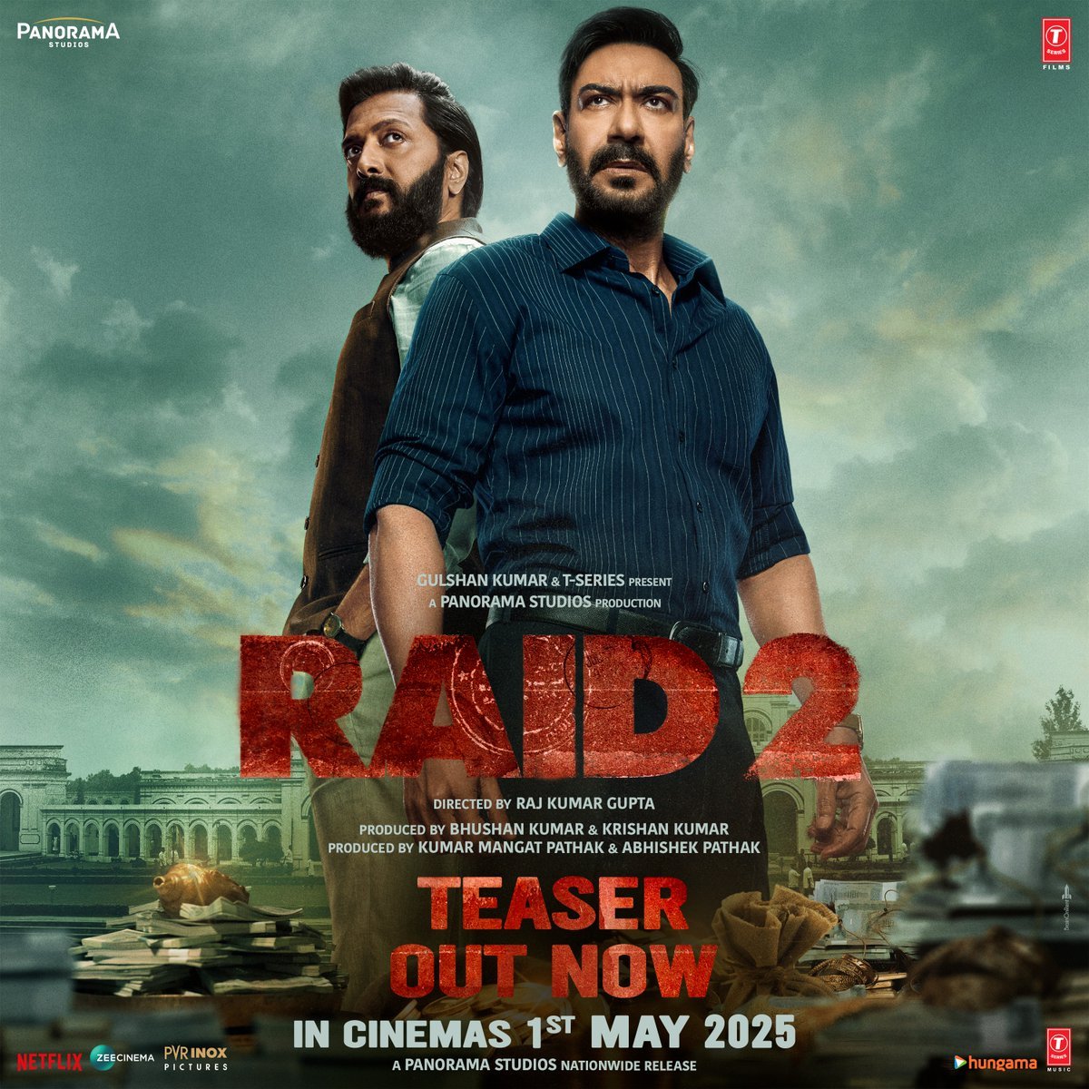 अजय देवगन की रेड 2 का टीजर जारी, आयकर विभाग की छापेमारी पर आधारित है फिल्म 