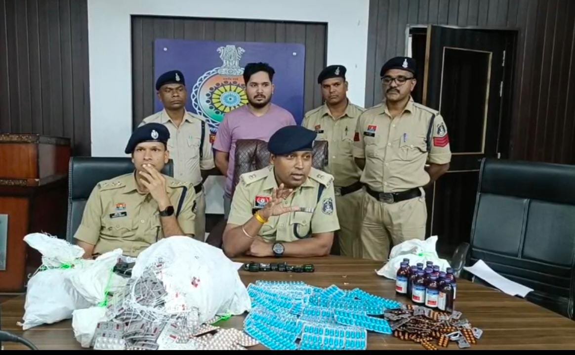 (दुर्ग) नशीली दवओं के साथ एक आरोपी गिरफ्तार