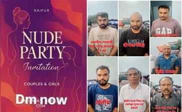 (रायपुर) रायपुर में स्ट्रेंजर हाउस/पूल पार्टी के नाम पर न्यूड पार्टी की तैयारी, 7 गिरफ्तार