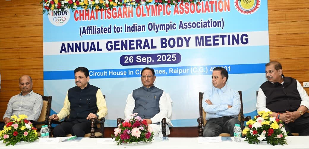 (रायपुर) मुख्यमंत्री श्री साय ने की बड़ी घोषणा – छत्तीसगढ़ से ओलंपिक में भाग लेने वाले प्रतिभागियों को मिलेगा 21 लाख रुपये की प्रोत्साहन राशि