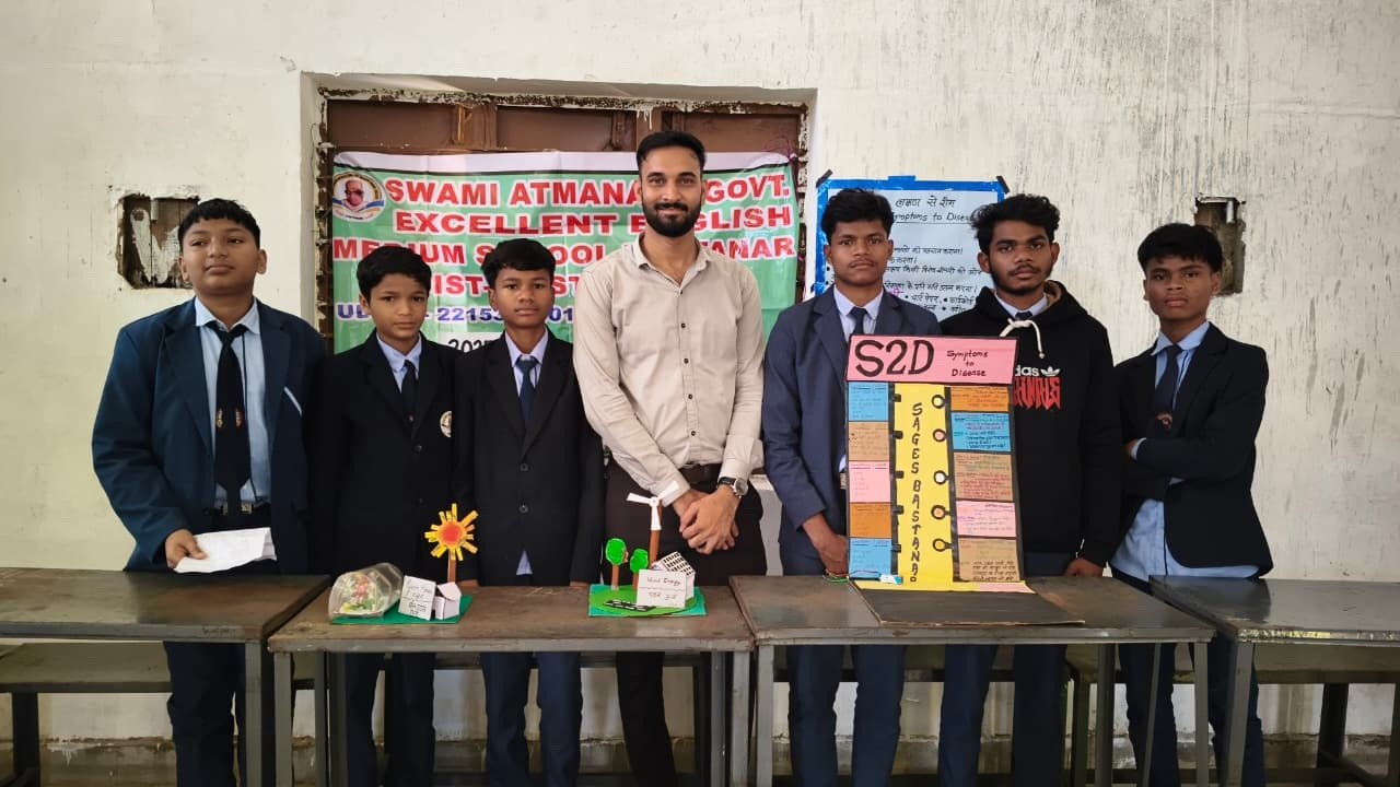   (बास्तानार,)सेजस बास्तानार का जलवा: विज्ञान प्रदर्शनी में दो प्रथम स्थान, विद्यालय का नाम रोशन