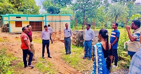 (सुकमा)कलेक्टर देवेश कुमार ध्रुव का छिंदगढ़ दौरा