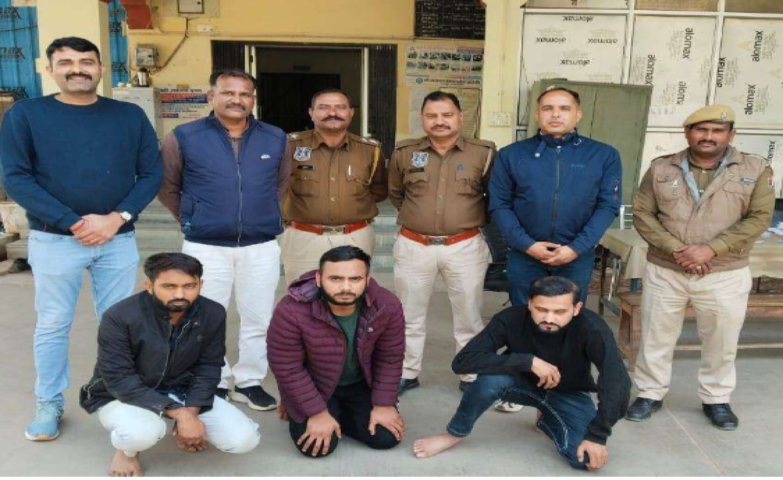 पुलिस थाना मुहाना की कार्रवाई : 6 घंटे में अपहृत कर्मचारी को छुड़ाया, 3 आरोपी गिरफ्तार, दस लाख की फिरौती मांगी थी