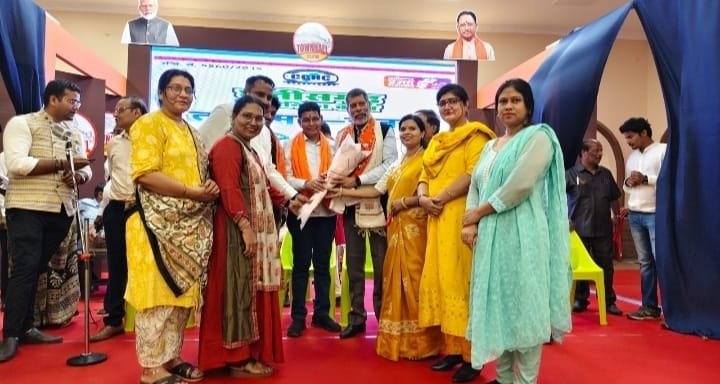  (रायपुर )  प्रोजेक्ट धड़कन के अंतर्गत केन्द्रीय महिला एवं बाल विकास मंत्री  अन्नपूर्णा देवी ने कराई अपने हृदय की जांच
