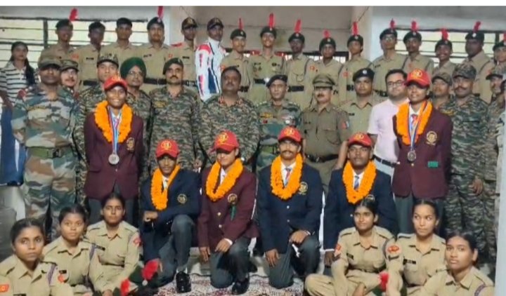 (कोरबा) दिल्ली में थल सेना कैंप में छत्तीसगढ़ बटालियन एनसीसी, कोरबा के कैडेट्स ने लहराया परचम