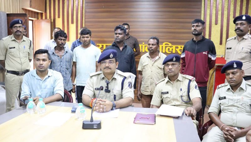 (राजनांदगांव-रायपुर) गांजा तस्करों का नेटवर्क ध्वस्त करने में पुलिस को मिली सफलता