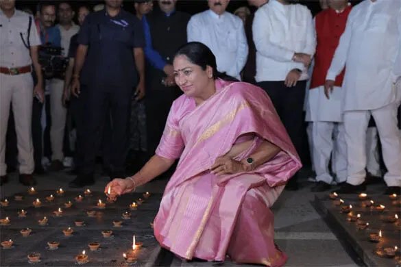 आजादी के बाद पहली बार कर्तव्य पथ पर मनाया गया दीपावली उत्सव