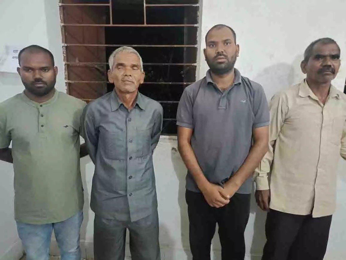 (सूरजपुर) बोलेरो से कुचलकर दो लोगों की हत्या मामले में चार आरोपी गिरफ्तार