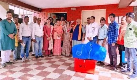 (रायपुर) छ.ग. मछुआ कल्याण बोर्ड के अध्यक्ष ने किया जिले का दौरा