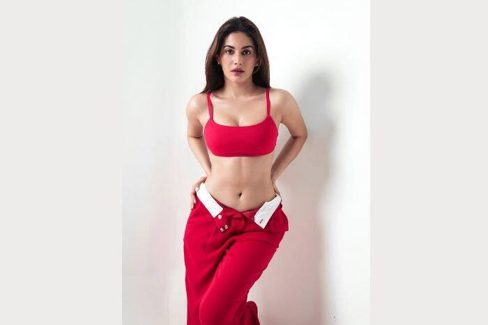 अमायरा दस्तूर ने रेड ड्रेस में दिखाया हाटनेस का नया लेवल, किलर पोज से मचाई सनसनी