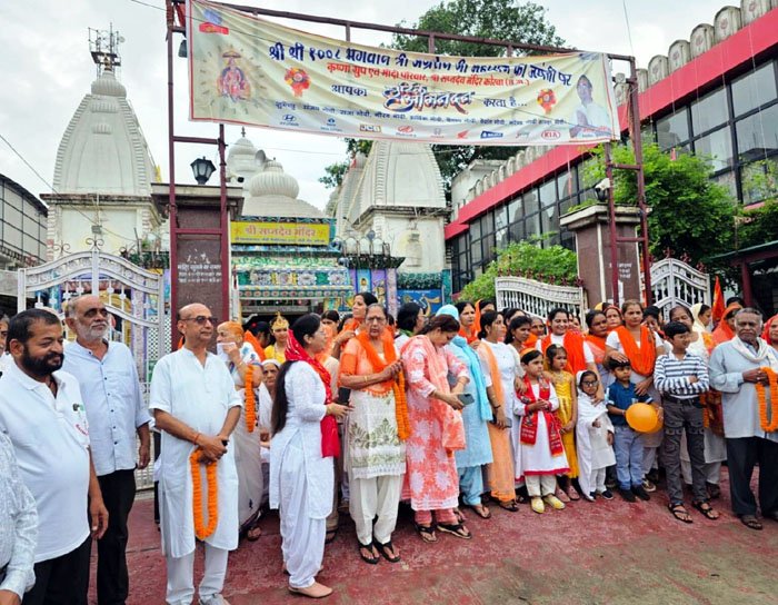(कोरबा) भगत प्रकाश महाराज का सिंधी समाज ने किया स्वागत