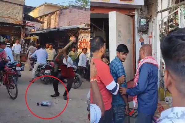 सरे बाजार स्मार्ट मीटर पर बरसाए डंडे, कांग्रेस कार्यकर्ता ने तोड़ा; वीडियो इंटरनेट पर वायरल