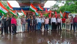 (भिलाई)  देशभर में ट्रेड यूनियनों का विरोध प्रदर्शन, भिलाई इस्पात संयंत्र में भी हड़ताल