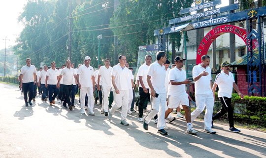 (भिलाई) भिलाई में सीमा सुरक्षा बल ने एक भारत, श्रेष्ठ भारत वॉकथॉन का सफल आयोजन किया