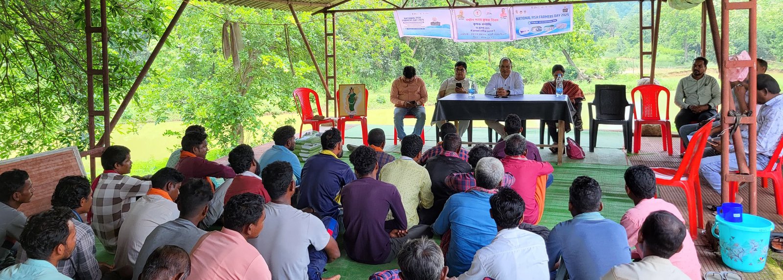 ﻿ (कोरबा) ऐतमानगर बांगो में कृषक संगोष्ठी आयोजित