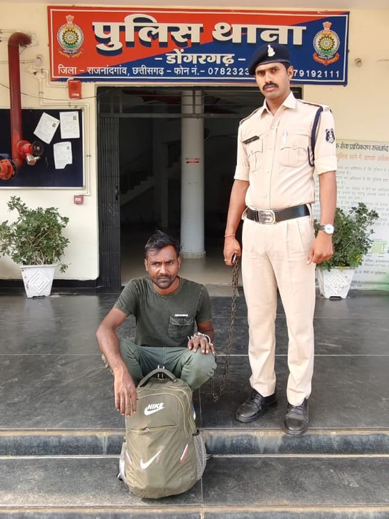 (राजनांदगांव-रायपुर) साढ़े 9 लाख की चोरी, अंतर्राज्यीय चोर चढ़ा पुलिस के हत्थे