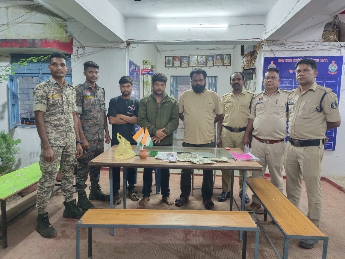(  जगदलपुर ) छह जुआरी गिरफ्तार
