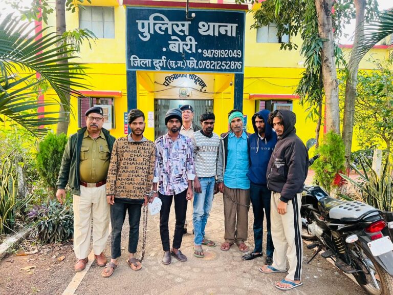 (दुर्ग) ग्राम टेकापार, बोरी में लुट में करने वाले आरोपी गिरफ्तार