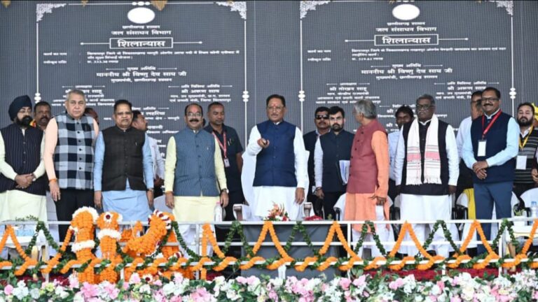 (रायपुर) मुख्यमंत्री विष्णुदेव साय ने 329 करोड़ रूपए से अधिक के विकास कार्यों का किया लोकार्पण-भूमिपूजन