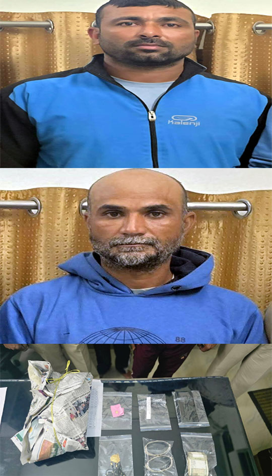 (दुर्ग) थाना उतई और नेवई क्षेत्र में चोरी एवं लूट की घटना को अंजाम देने वाले ईरानी गैंग पकड़ाया
