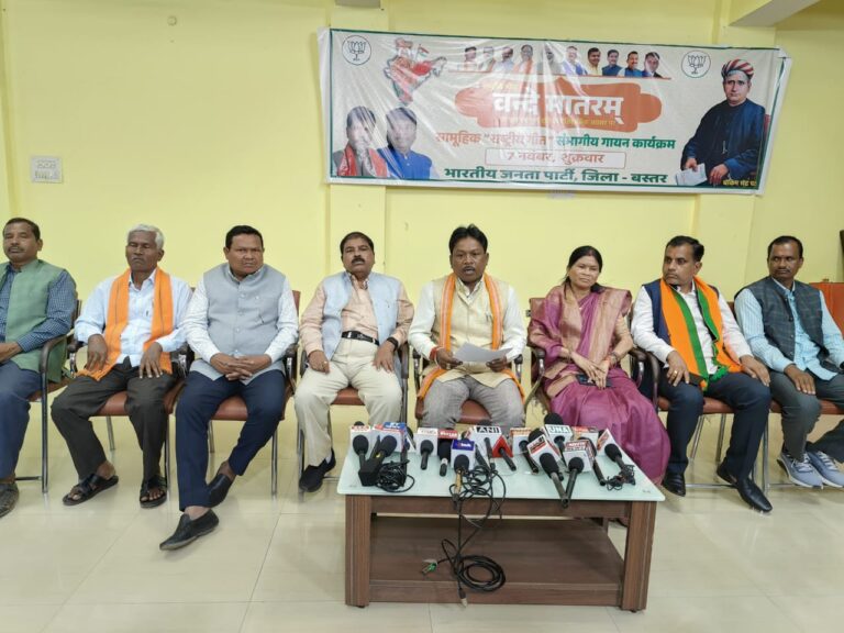 (जगदलपुर) जनजाति समुदाय की दिल से सेवा कर रही है भाजपा: सांसद महेश कश्यप