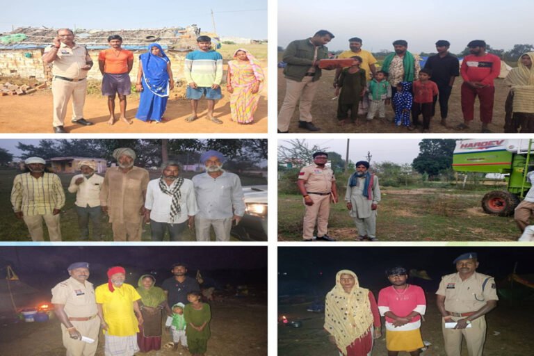 (राजनांदगांव)जिले में 100 से अधिक घुमंतू, फेरीवालों, डेरावालों एवं मुसाफिरों की सघन जांच की गई