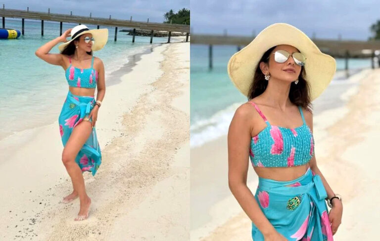 समंदर किनारे टू-पीस पहन रकुल प्रीत सिंह ने बरपाया कहर, हॉटनेस देख सर्दियों में आ जाएगा पसीना