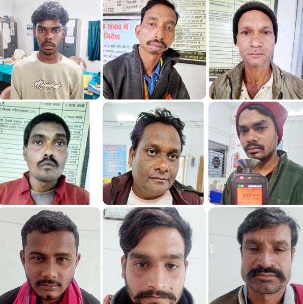 (बलौदाबाजार-भाटापारा) अवैध शराब गतिविधियों पर पुलिस की सख्त कार्रवाई, 9 संचालकों के खिलाफ कार्यवाही