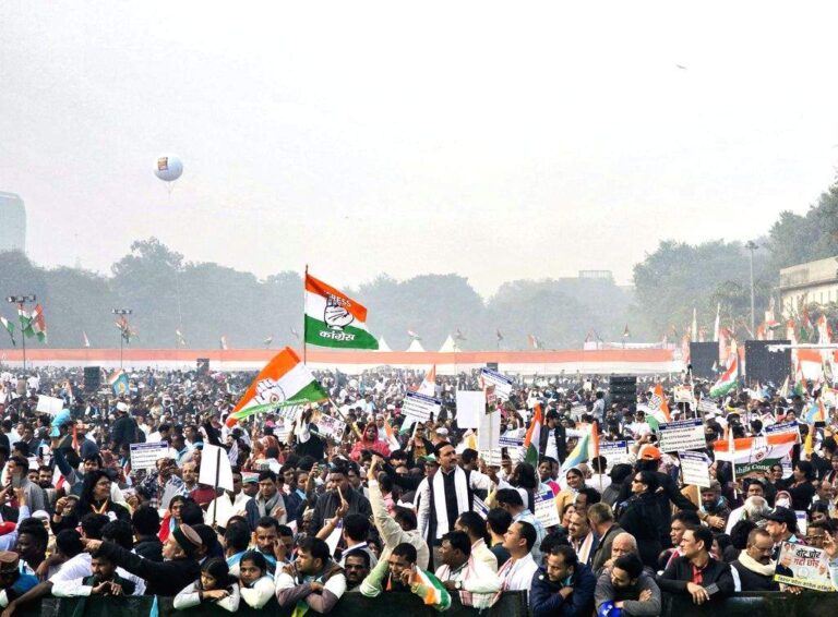 कांग्रेस की रैली में प्रधानमंत्री मोदी के खिलाफ लगे विवादित नारे, भाजपा ने जताया विरोध