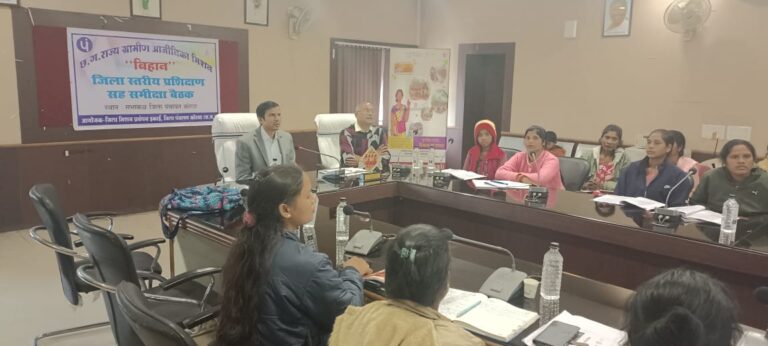 (कोरबा) परिवार चौपाल से बदलेगा सामाजिक व्यवहार, स्वास्थ्य-पोषण को मिलेगी नई दिशा