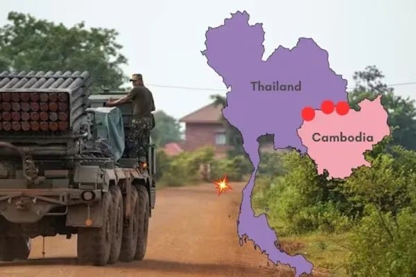 ट्रंप के दावों की निकली हवा, थाईलैंड की सेना ने कंबोडिया पर की बमबारी; कई इमारतें-पुल तबाह