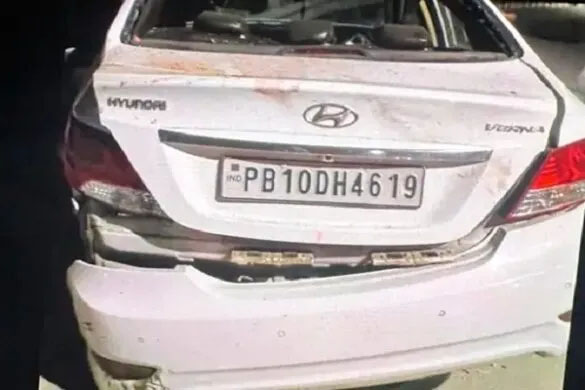 लुधियाना में दर्दनाक हादसा : तेज रफ्तार कार डिवाइडर से टकराई, 5 की मौत; मरने वालों में 2 नाबालिग लड़कियां