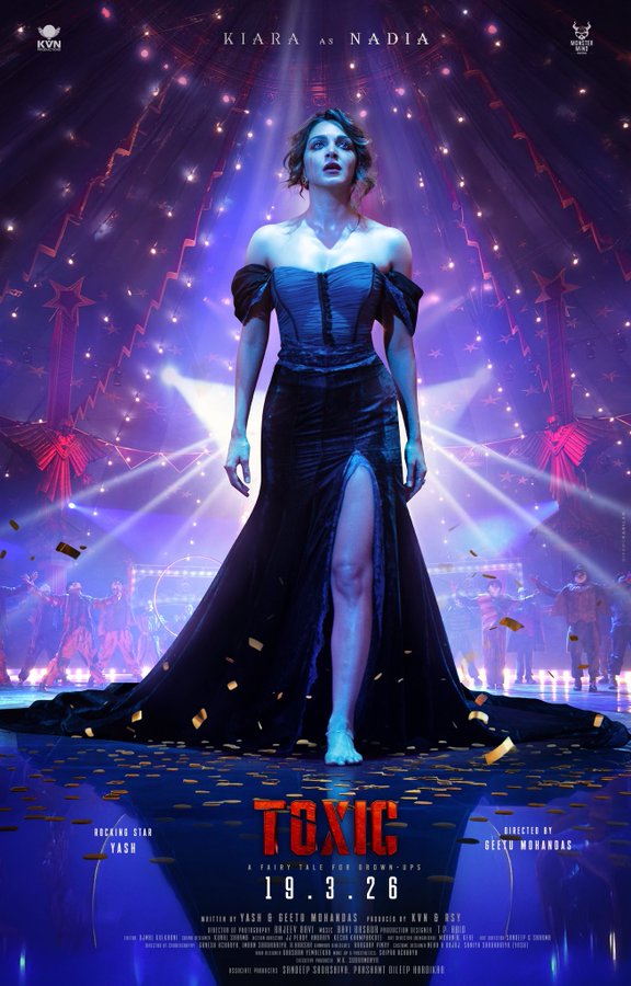 आंखों से आंसू, गहरी सोच में डूबी नजरें, केजीएफ स्टार यश की फिल्म टॉक्सिक से कियारा आडवाणी का फस्र्ट लुक पोस्टर जारी