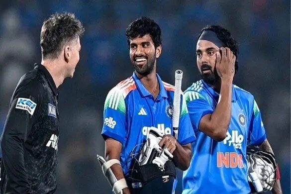 (नई दिल्ली)न्यूजीलैंड के साथ सीरीज के बीच भारतीय टीम को बड़ा झटका, चोट के चलते वॉश्ंिागटन सुंदर हुए टीम से बाहर