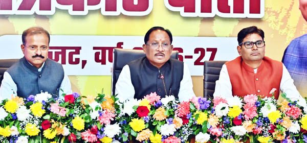 (रायपुर) संकल्प थीम पर 1.72 लाख करोड़ का बजट, पांच मिशन से विकास को रफ्तार – सीएम साय