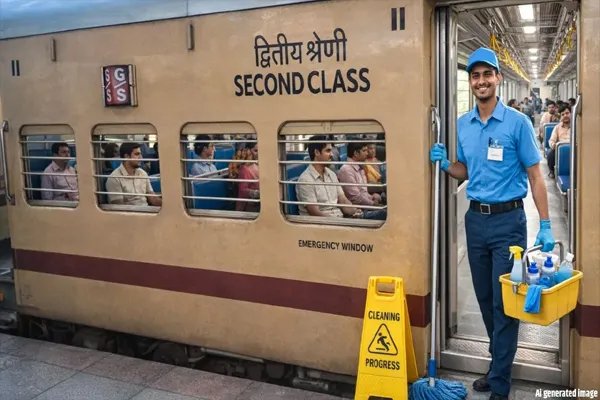 (नई दिल्ली)अब जनरल डिब्बों में भी मिलेगी फर्स्ट क्लास जैसी सफाई, एआई करेगा पल-पल की निगरानी