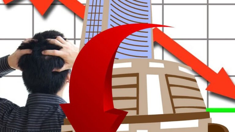 बाजार की जोरदार गिरावट के साथ शुरुआत, सेंसेक्स 672 अंक टूटा, निफ्टी 25,600 के स्तर पर फिसला