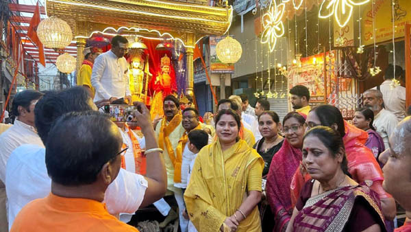 (धमतरी) धमतरी में रामनवमी पर निकली भव्य शोभायात्रा